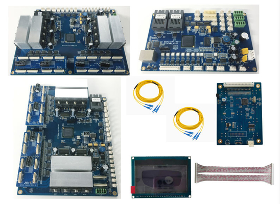 Network Interface Eight Head i3200 Inkjet Print Board , White Ink Pyrography Printer Kit
